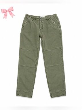 Free People Utility Pants | Sage Green | Size 25 | 100% Cotton | Boho | Outdoor